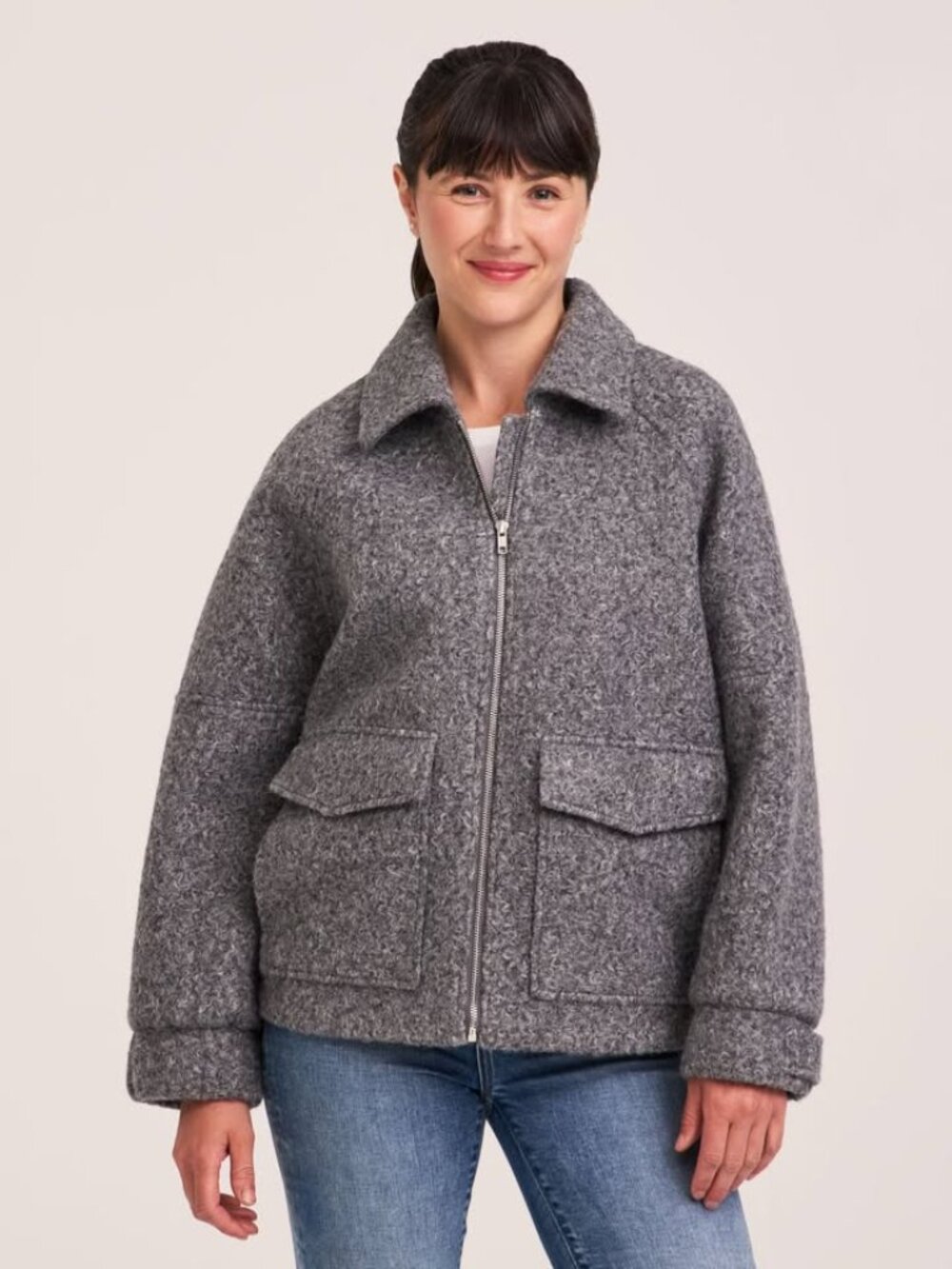 Denver Hayes Women's Boucle Moto Jacket